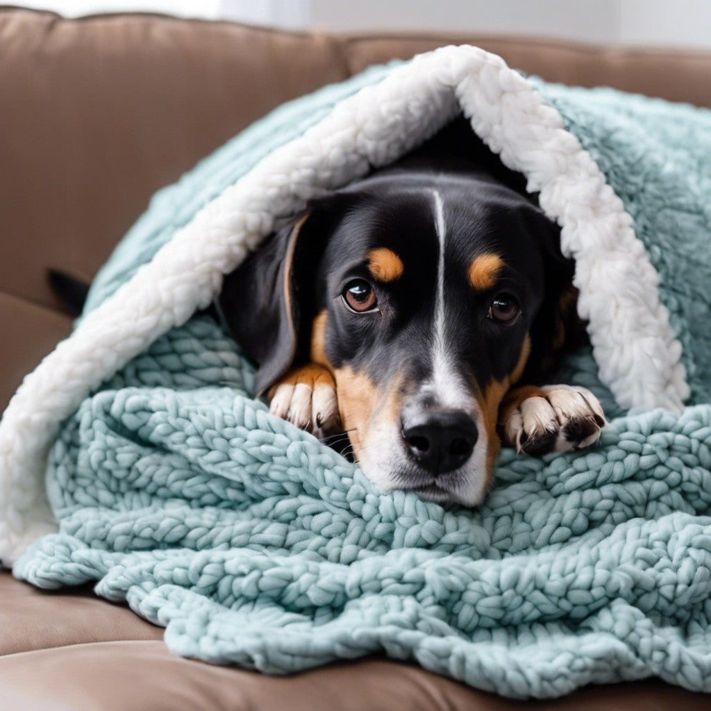 Blanketing Anxious Pups in Comfort: Anxiety Blankets and Natural Calming Aids