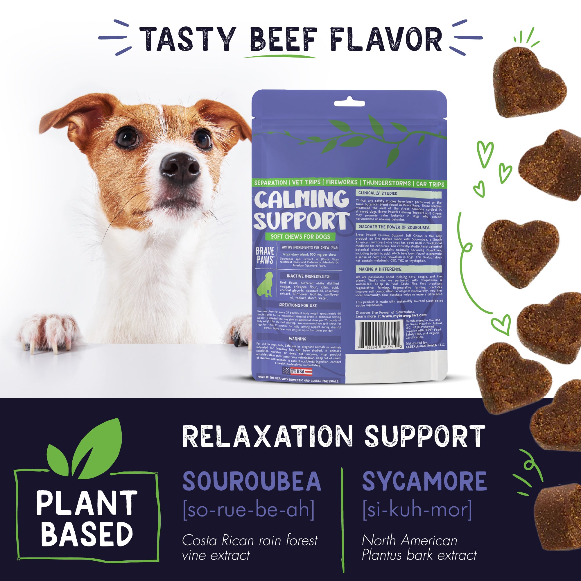 New! Calming Support Chews for Dogs